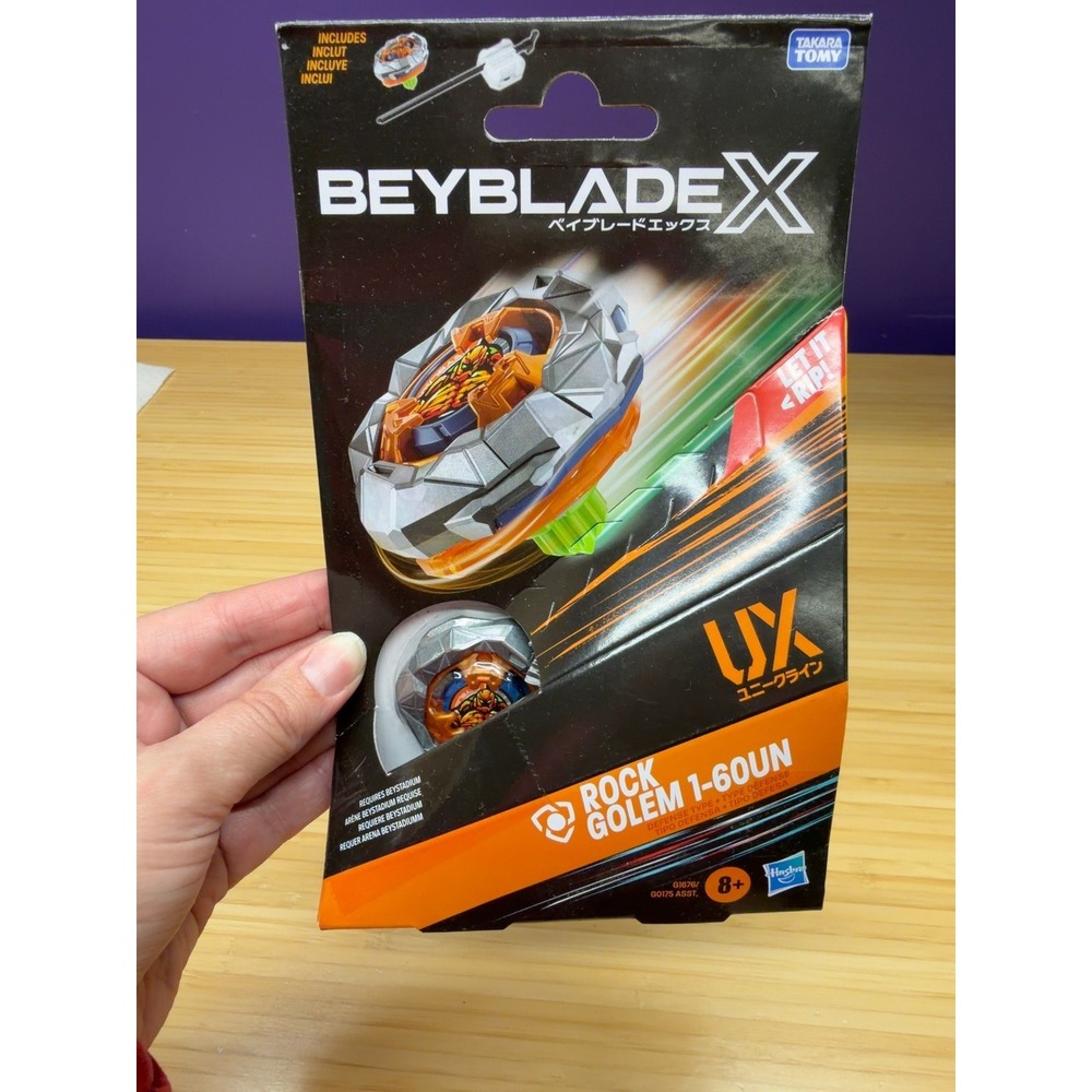 Beyblade X UX Rock Golem 1-60UN Starter Pack Launcher New Sealed